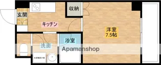 オーシャン東中島【2階】の間取り