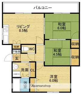 ファミール上田【2階】の間取り