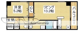 メゾンカジサン【5階】の間取り