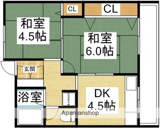 ウィック垂水【3階】の間取り