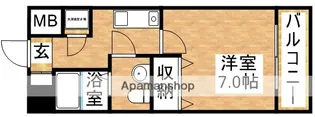 1Kの間取り画像