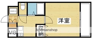 エクセレント上新12【9階】の間取り