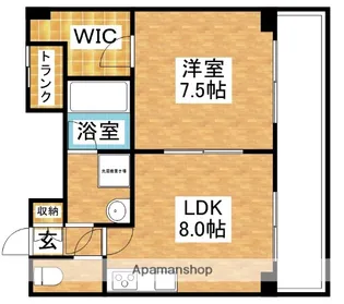 ウエストコート江坂【3階】の間取り