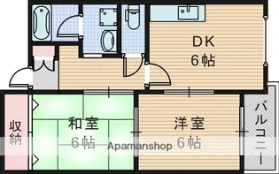 オークヒルズ北大阪【3階】の間取り