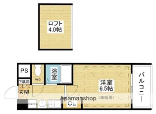 エステムコート新大阪Ⅴソレックス【10階】の間取り