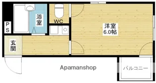 ジオナ新大阪【7階】の間取り