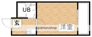 岡本ハイツ【2階】の間取り