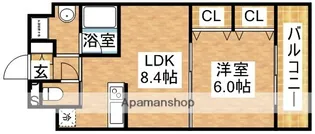 大阪府大阪市淀川区十三元今里1丁目【マンション】の間取り