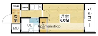 エスリード新大阪第6【8階】の間取り