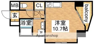 グローブ上新庄【5階】の間取り