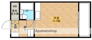 シティハイム新大阪【2階】の間取り