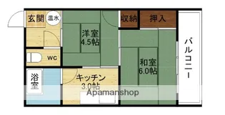 NEWSUGAWARAMANSION【3階】の間取り