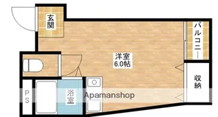 淡路ロイヤルマンション【2階】の間取り