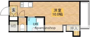 石田ビル【5階】の間取り