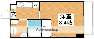 パークヒルズ東三国ビジョン【7階】の間取り