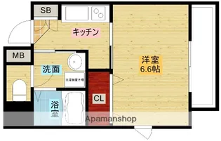 プレミアムステージ新大阪駅前【7階】の間取り