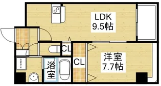 N’S FIRST【6階】の間取り