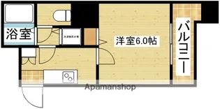 U−RO新大阪【8階】の間取り