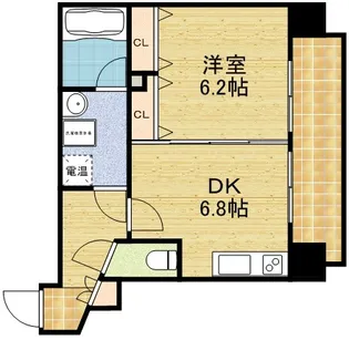 サンレムート江坂2ND【9階】の間取り