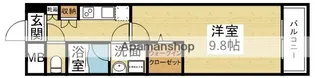 アクアスイート新大阪【3階】の間取り