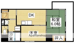 ゆたかコーポ【2階】の間取り