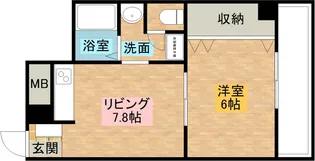 レクシア新大阪(旧EK−RESIDENCE新大阪)【6階】の間取り