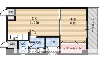 レクシア新大阪(旧EK−RESIDENCE新大阪)【6階】の間取り