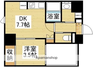 ライブガーデン新大阪【7階】の間取り