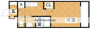 プレサンス新大阪ザ・シティ【5階】の間取り