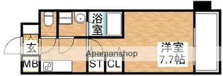 スプランディッド三国Ⅰ【8階】の間取り