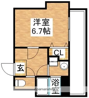 URESIDENCE新大阪【5階】の間取り