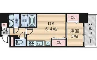 YOU’SⅧ番館【4階】の間取り