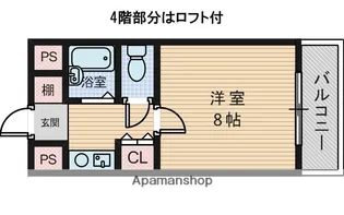 ロフトSAYO【4階】の間取り