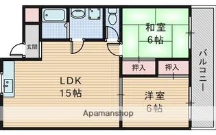 ローレルハイツ【3階】の間取り