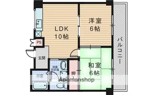 ローレルハイツ【7階】の間取り