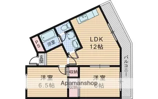 ローレルハイツ【9階】の間取り