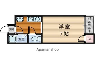 1Kの間取り画像