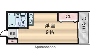 コーポ春日【3階】の間取り