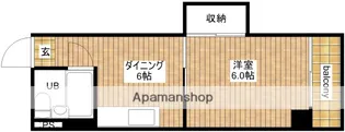 レクシア西中島Ⅲ【8階】の間取り