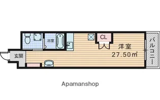 シャンボール第3新大阪【2階】の間取り