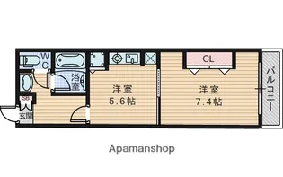 ドムスドイ【6階】の間取り