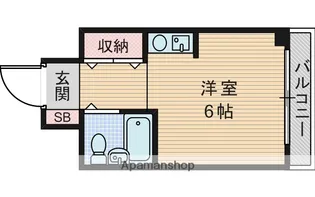リアーズ江坂【3階】の間取り