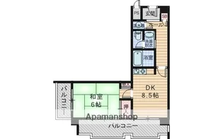朝日プラザ新大阪【3階】の間取り