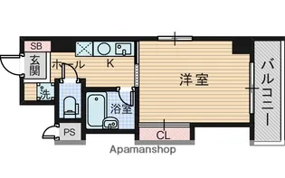 アール新大阪【5階】の間取り
