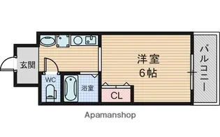 エスリード新大阪【10階】の間取り