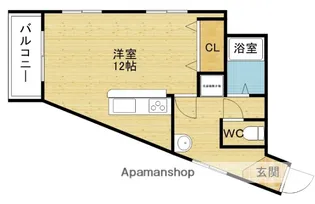 リブレ木川【4階】の間取り