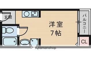 リブレ木川【4階】の間取り