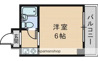 淡路エンビィハイツ【6階】の間取り