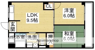 リブランス河村マンション【2階】の間取り