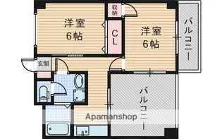 第2豊晃マンション【4階】の間取り